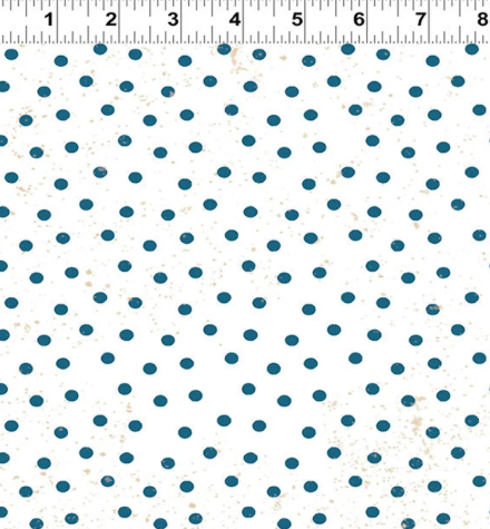 CW White with Blue dots Gnome Parade