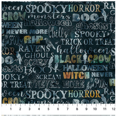 NC Raven's Call Words Black Multi