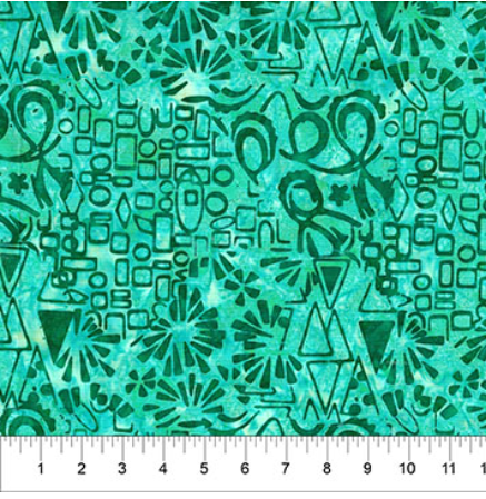NC Collage Abstract Turquoise - Abstraction