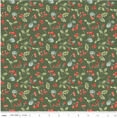 RB Berries Green - Holiday Spirit