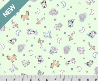 SF Goodnight Farm Pastel Sleepy Farm Quilting Cuddle®