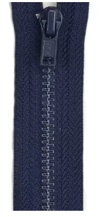 All-Purpose Metal Zipper 16in Navy