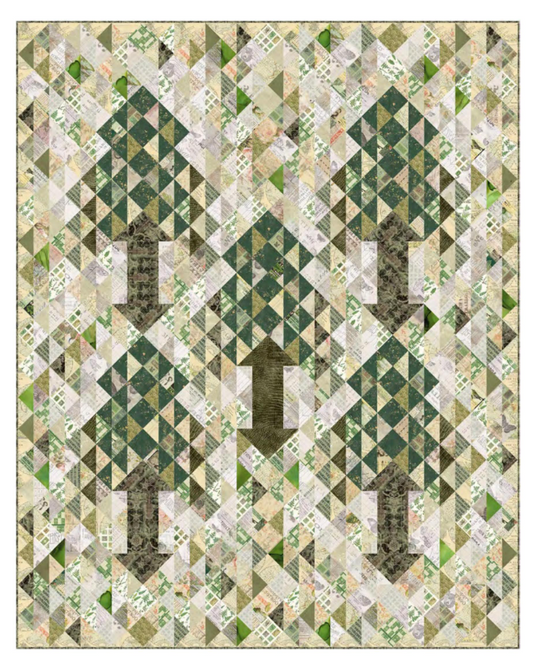 Dappled Pines Kit-Green-Tim Holtz