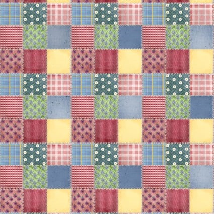Shop Hopping Squared Up Cotton 43"/44" Fabric Per Yard