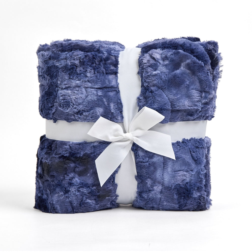 Navy Signature Luxe Cuddle Galaxy Blanket 60" x 72"
