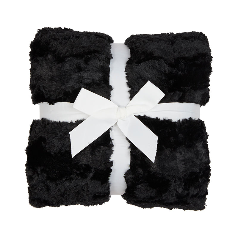 Black Signature Luxe Cuddle Glacier Blanket 60" x 72"