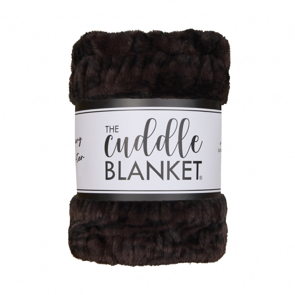 Enzo Black Coffee Signature Cuddle Milan Blanket 60" x 72"