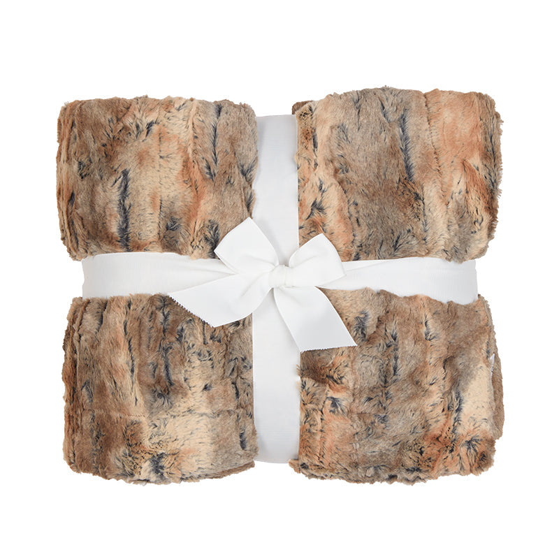 Amber Signature Luxe Cuddle Red Fox Blanket 60" x 72"