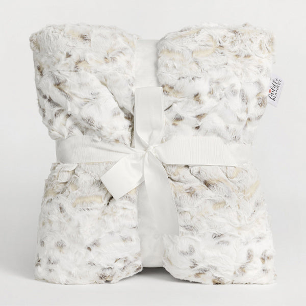 Natural Signature Luxe Cuddle Snowy Owl Blanket 60" x 72"