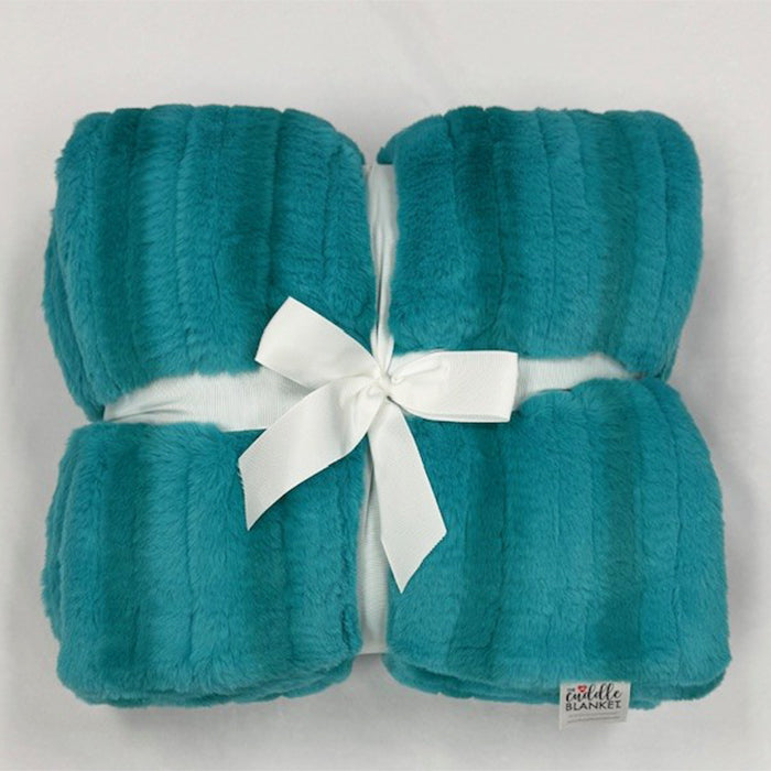Teal Signature Luxe Cuddle Vienna Blanket 60" x 72"