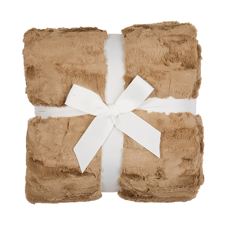 Cappuccino Signature Luxe Cuddle Willow Blanket 60" x 72"
