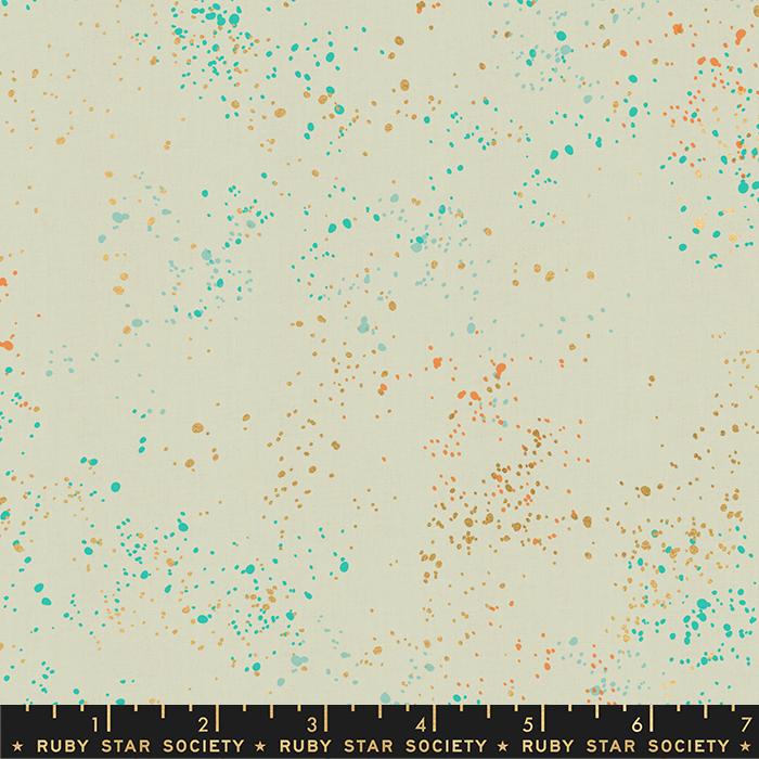 Speckled Metallic Shell Cotton 43"/44" Fabric Per Yard