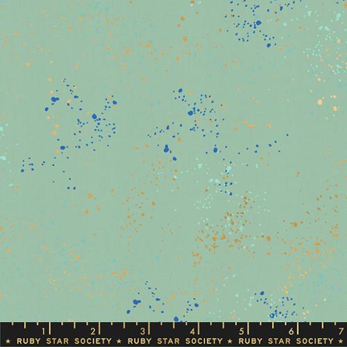 Speckled Metallic Frost Cotton 43"/44" Fabric Per Yard
