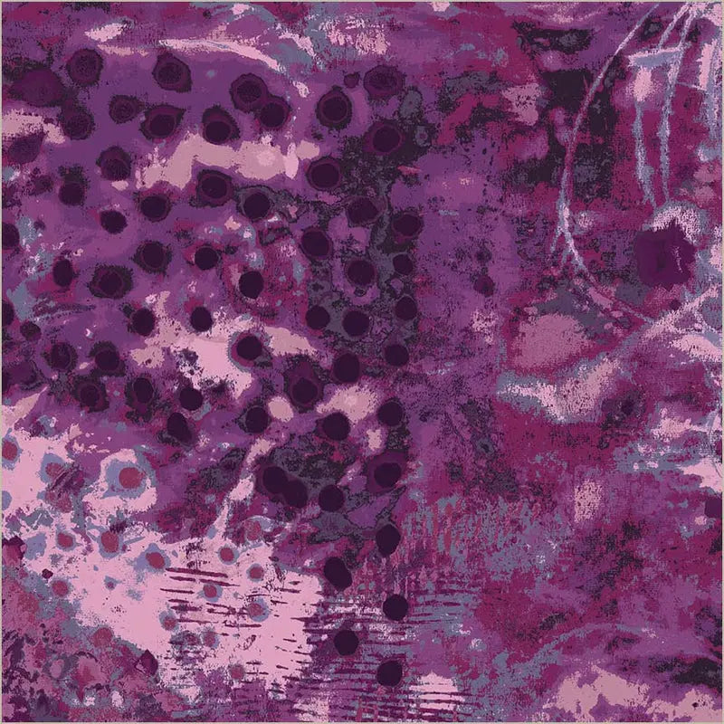Spotted Graffiti Spring Lilac Cotton Wideback Fabric - ( 1 3/4 Yard Pack )