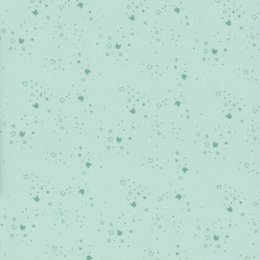 Dear Stella Kitty Litter Powder Cotton 43"/44" Fabric Per Yard