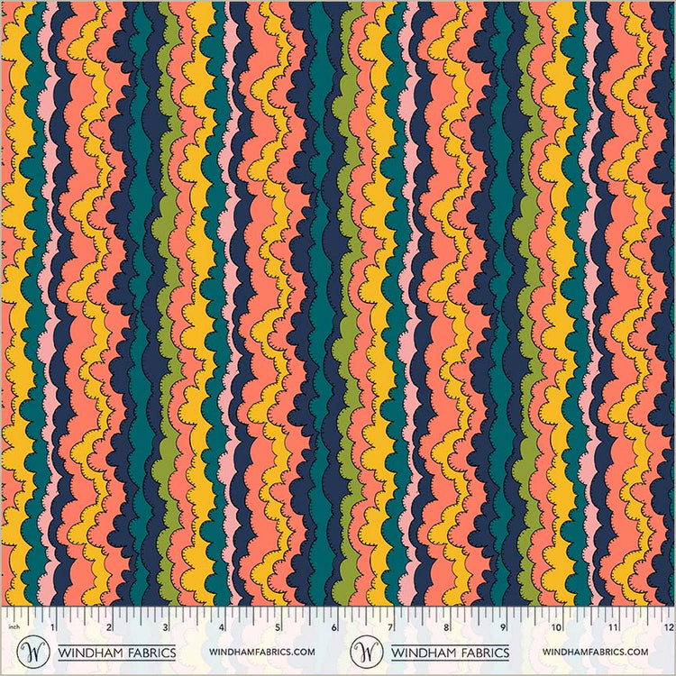 Sunshine Aurora Indigo High Density Cotton 44"/45" Fabric Per Yard