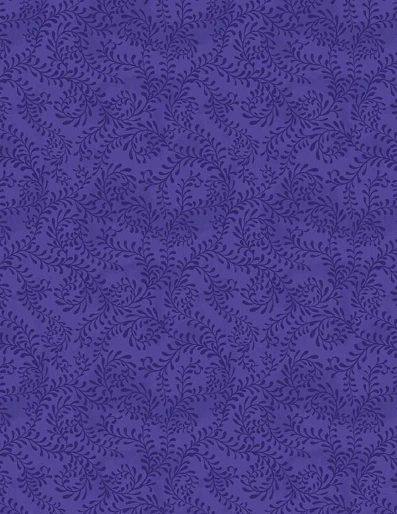 WL Swirling Leaves Purple