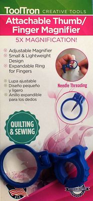 Attachable Thumb-Finger Magnifier
