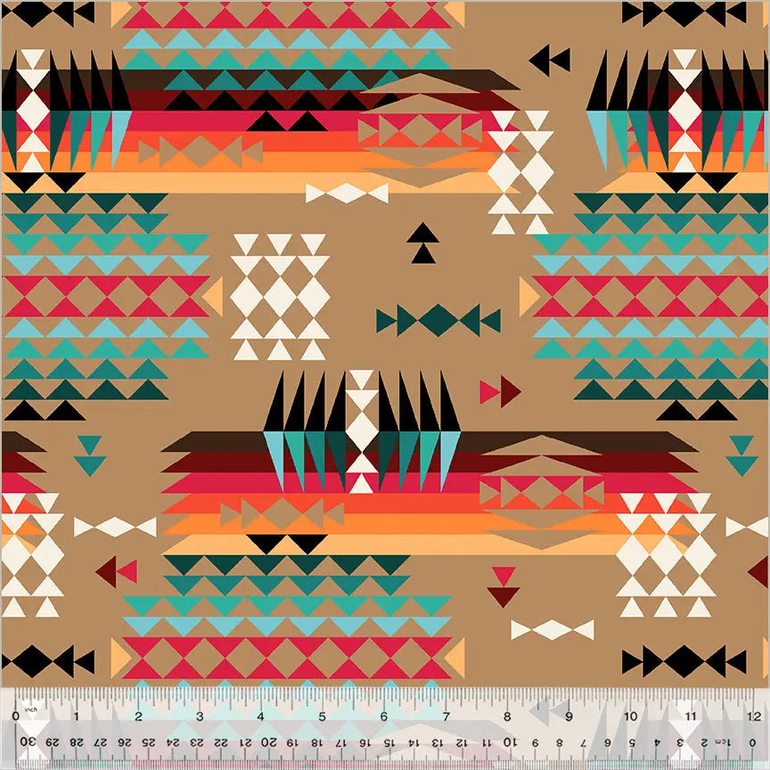 Tan Mountain Pass Wideback Cotton Fabric (5/8 yard pack)
