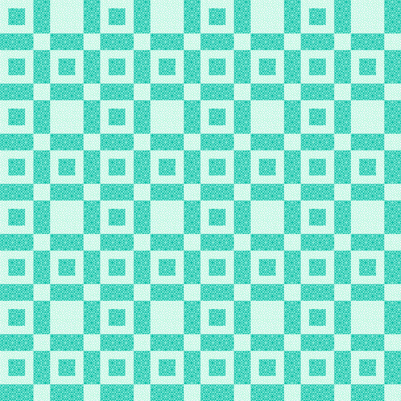 Teal Colorblock Party Cheater Prints 108" Cotton Fabric Per Yard