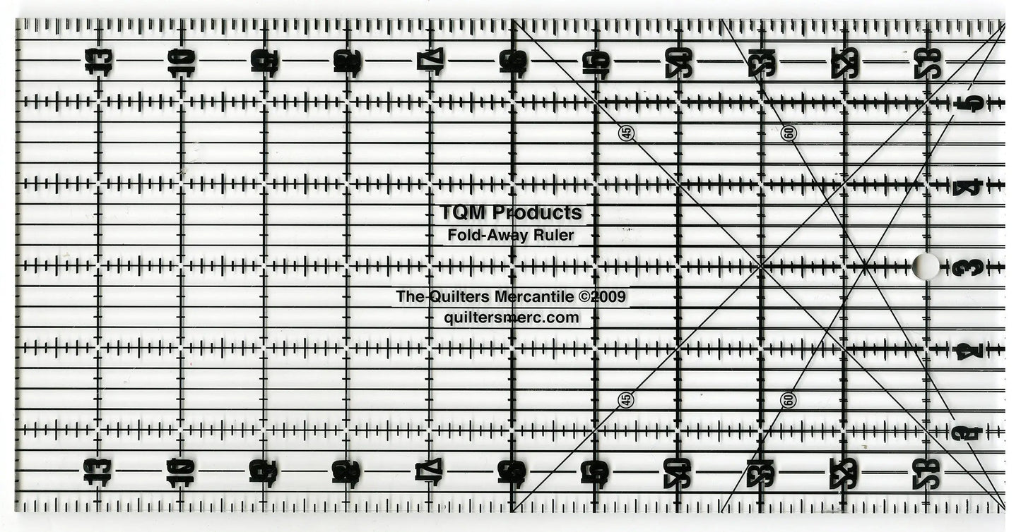 The Fold Away Retreat Ruler 6in x 24in