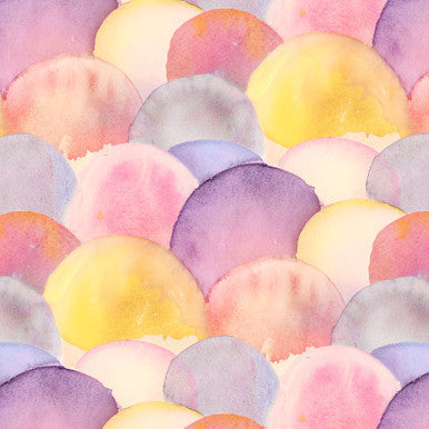 Ultra Cloud Bubbles Valley View Cotton 43"/44" Fabric Per Yard