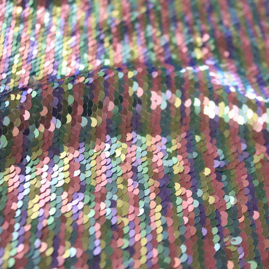 Utopia Stretch Mesh Sequin Fabric | Blue moon Fabrics