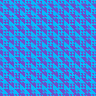 Violet/Blue Tilt Colorblock Party 43/44" Cotton Fabric Per Yard