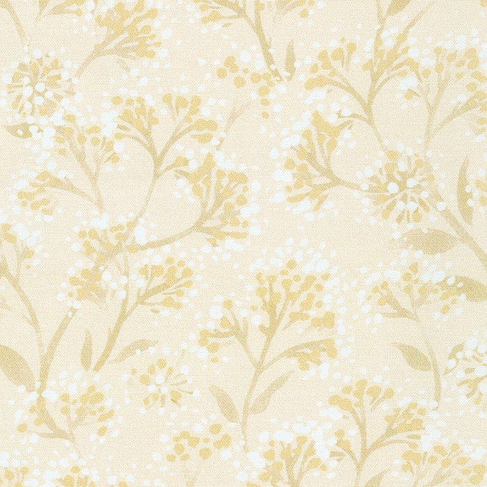 Natural Wishwell Cream Cotton Wideback Fabric per yard