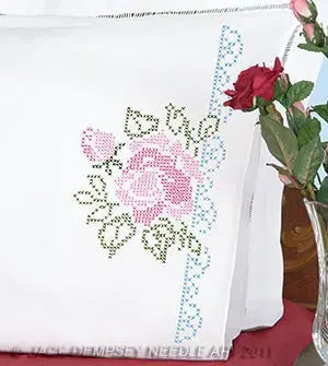 XX Roses Perle Edge Pillowcase