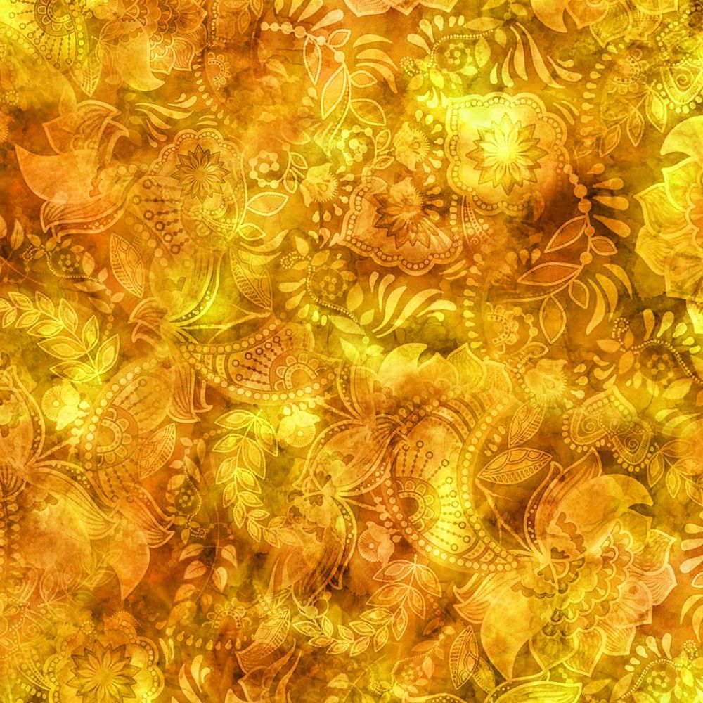 Yellow Quilt Back - Fairy Tale 108" wide Fabric per yard