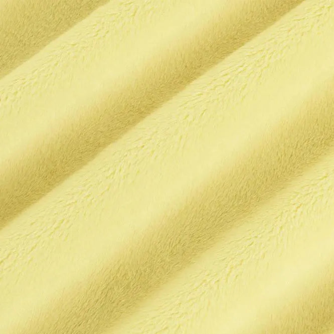 Yellow Solid Cuddle 3 58/60" Fabric per yard