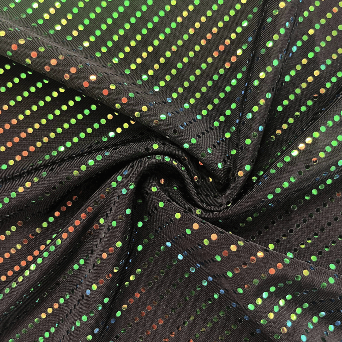 Waterfall on Polyester Spandex Fabric | Blue Moon Fabrics