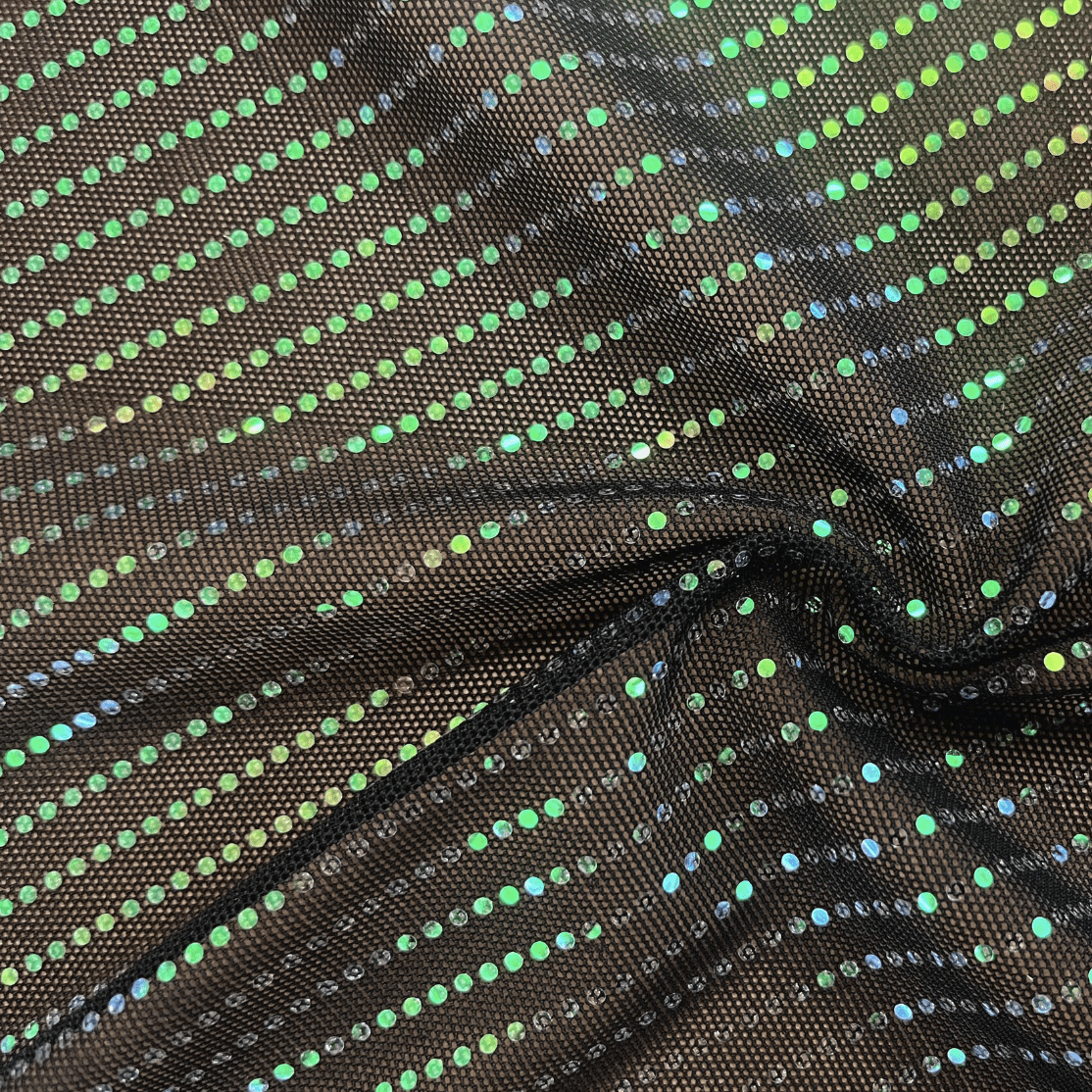 Waterfall On Super Mesh Fabric | Blue Moon Fabrics