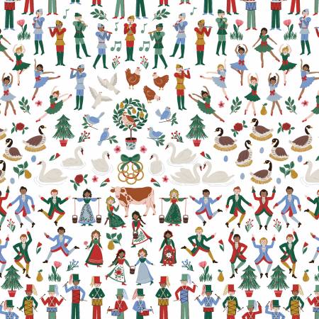 RB-A Pear-fect Christmas-Twelfth Day-White