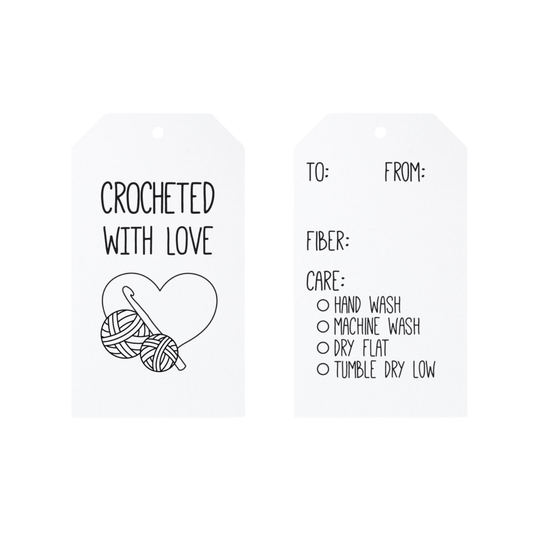 Crocheted with Love Gift Tags