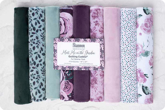 Quilting Cuddle Fat Quarter Pack Meet Me in the Garden