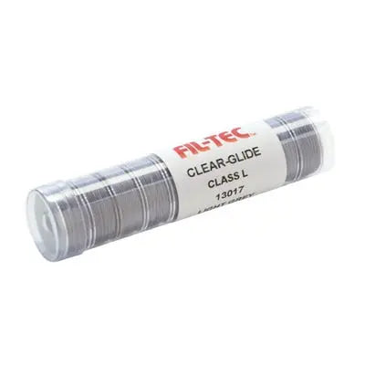 13017 Light Grey Prewound Clear-Glide Bobbin Tube - Style L