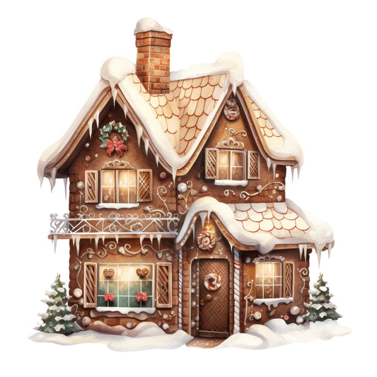 Antique Christmas Fabric Panel 13