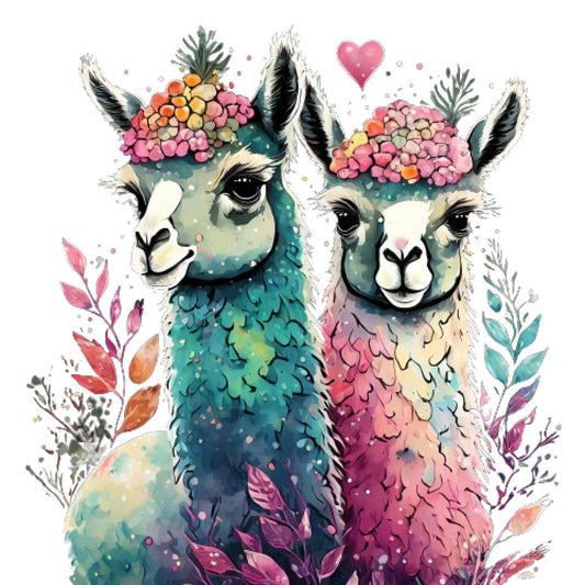Llama Friends Fabric Panel 8