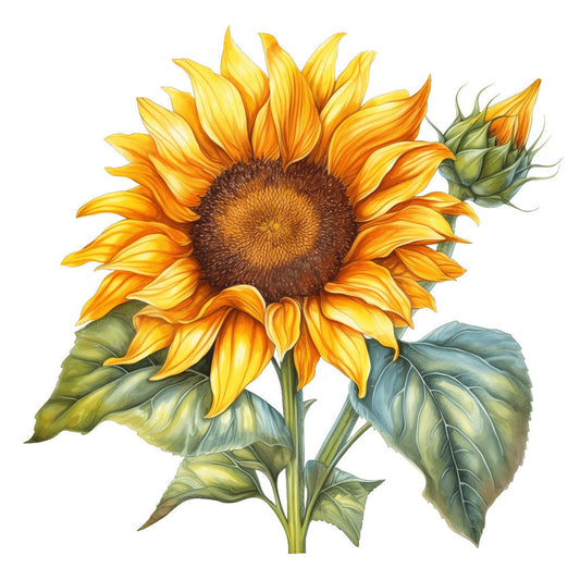 Summer Sunflowers Fabric Panel 14