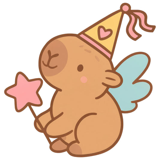 Cartoon Capybara Fabric Panel 7
