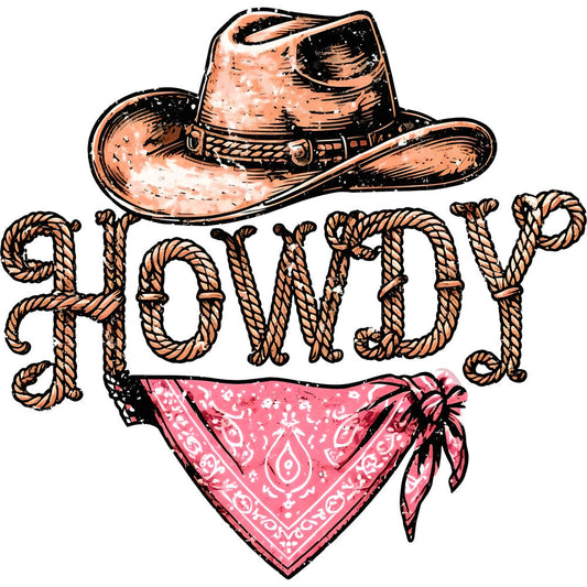 Coquette Cowgirl Fabric Panel 4