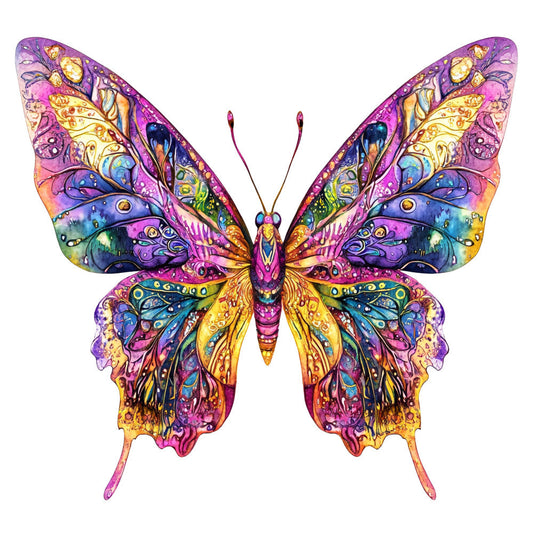 Vibrant Butterflies Fabric Panel 16
