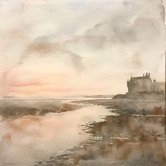 Normandy Travel Art Fabric Panel 13