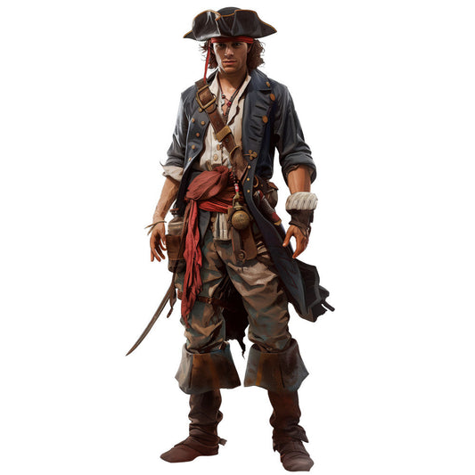 Pirate Jolly Fabric Panel 11