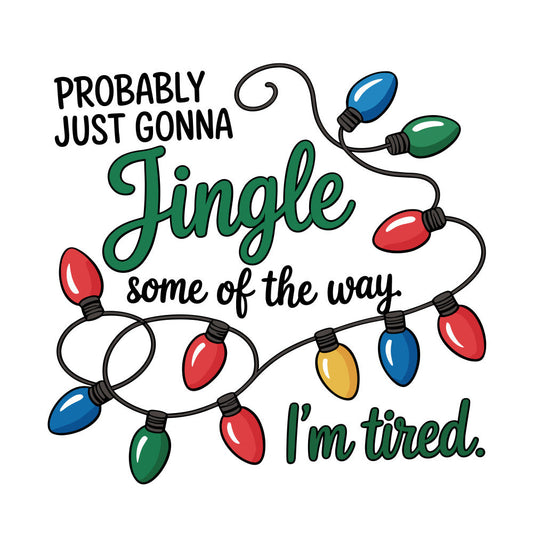 Probably Just Gonna Jingle Fabric Panel 1