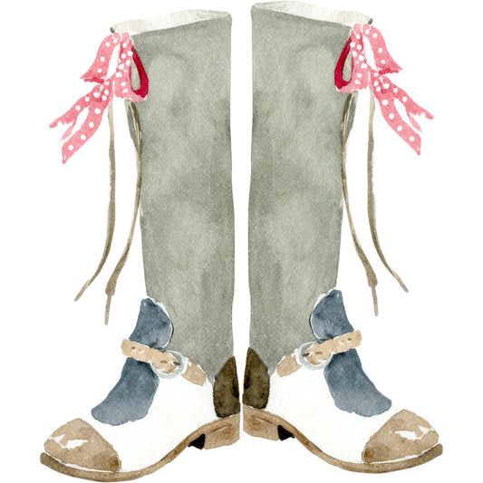Watercolor Horses Fabric Panel 39