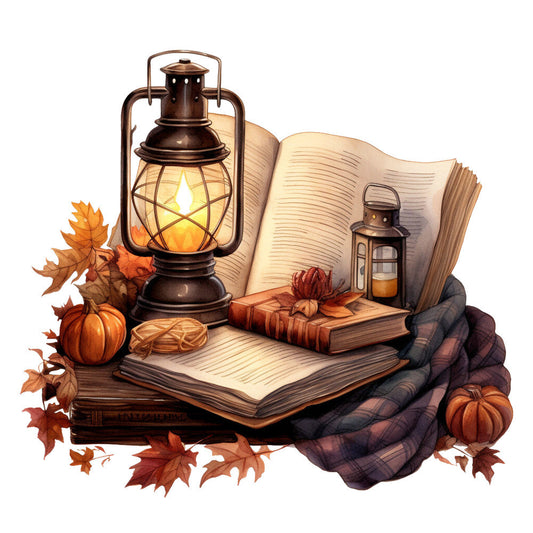 Cozy Autumn Fabric Panel 19