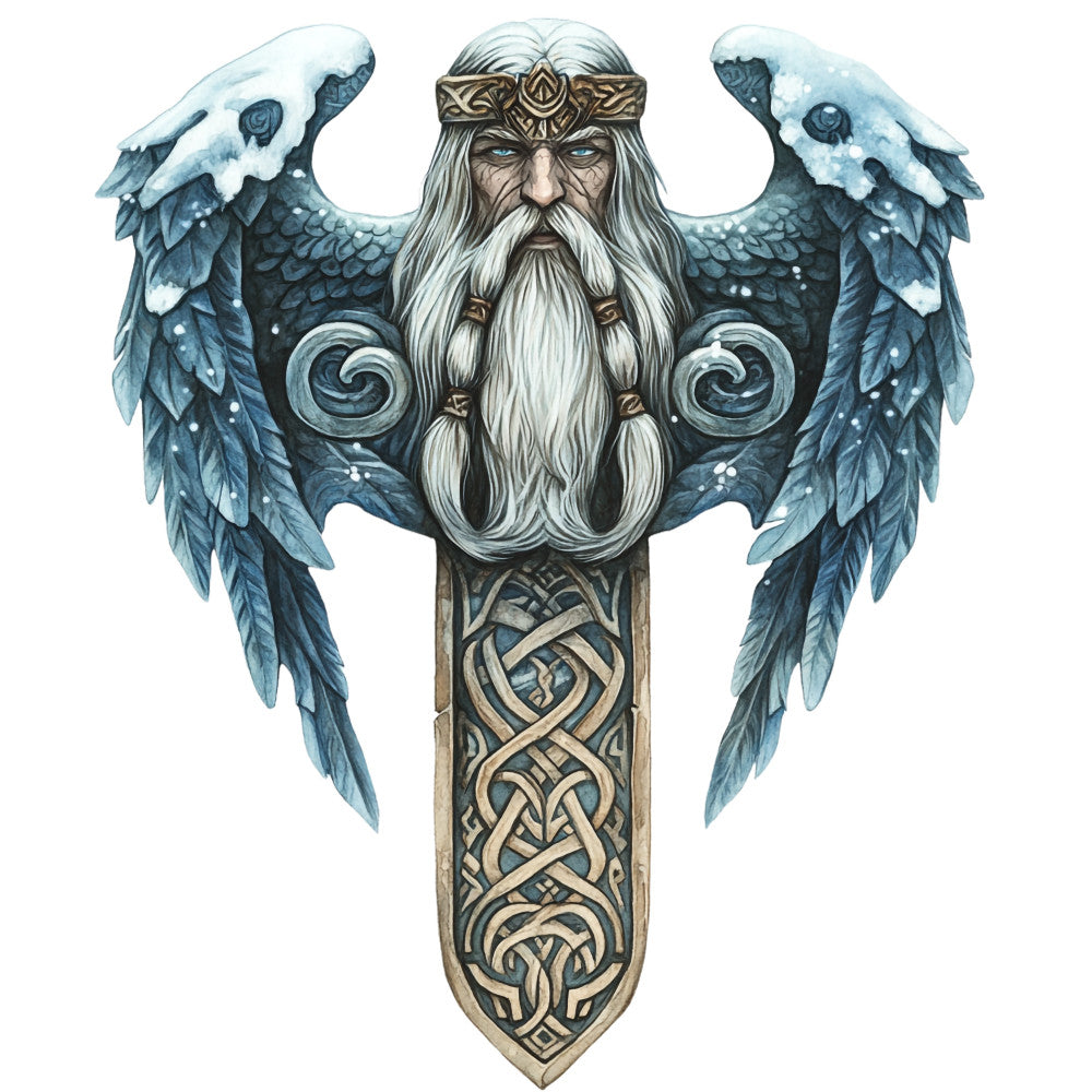 Nordic Totems Fabric Panel 7